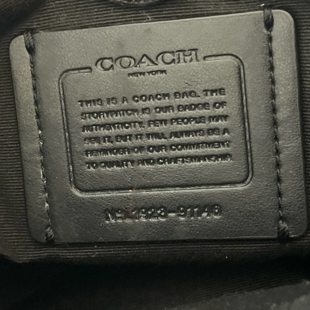 Coach Mini Lillie Carryall Black Satchel Bag EUC - Picture 8 of 13